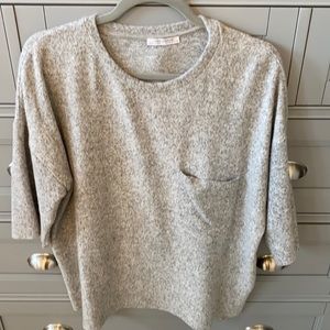 Zara fuzzy top